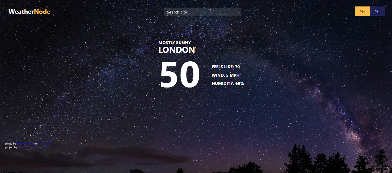 WeatherNode UI
